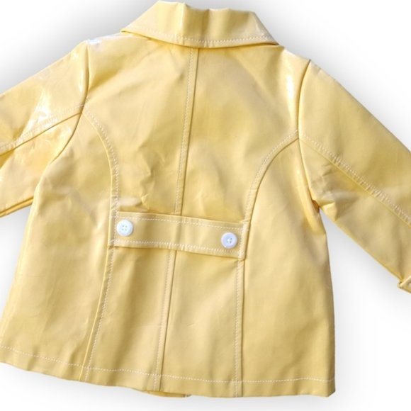 Gymboree girl toddler baby yellow raincoat 18-24 month - Picture 5 of 8